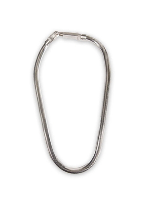 Rick Owens snake necklace - Silver