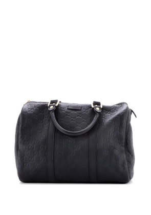 Gucci Pre-Owned Joy Boston Bag Guccissima Leather Medium handbag - Black