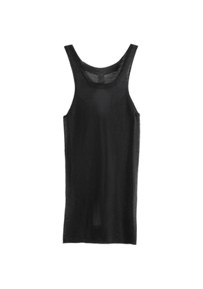 Rick Owens ribbed-knit tank top - Black