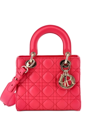 Christian Dior Pre-Owned My ABCDior Lady Dior Bag Cannage Quilt Lambskin crossbody bag - Pink