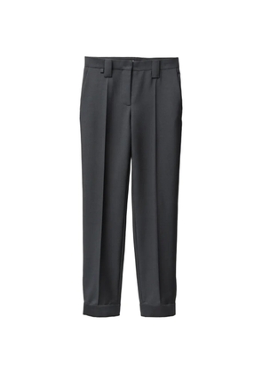 Versace wool-mohair formal pants - Grey
