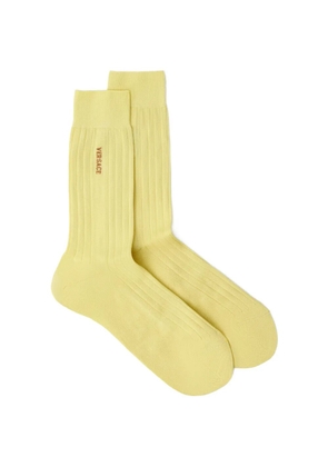 Versace ribbed socks - Yellow