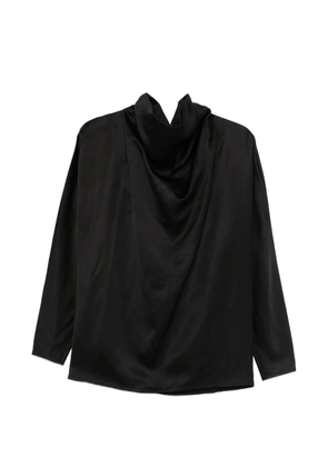 TOTEME cowl-neck blouse - Black