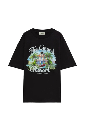 A Paper Kid graphic jersey T-shirt - Black