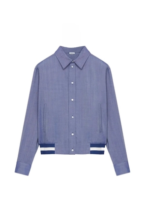 LOEWE logo bomber jacket - Blue
