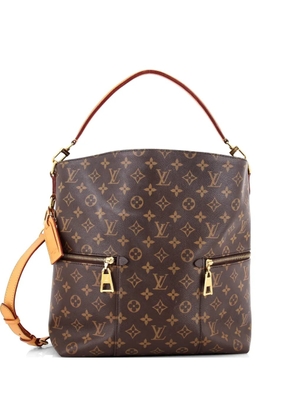 Louis Vuitton Pre-Owned Melie Handbag Monogram Canvas hobo bag - Brown