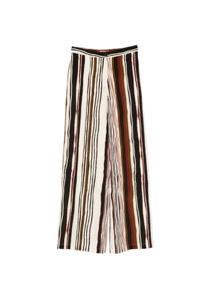 Max Mara striped trousers - White
