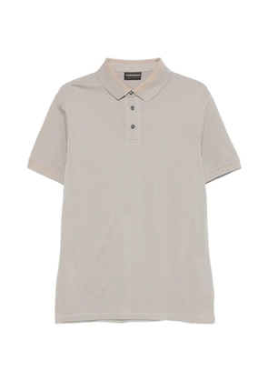 Emporio Armani short-sleeve polo shirt - Grey