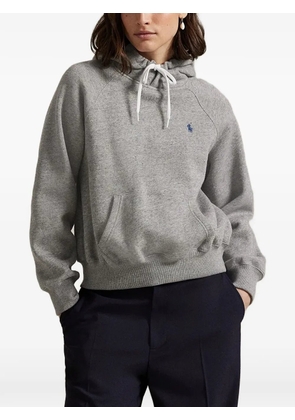 Polo Ralph Lauren logo-embroidered zip hoodie - Grey