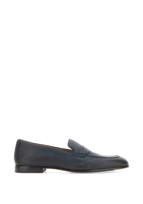 Doucal's penny leather loafers - Blue