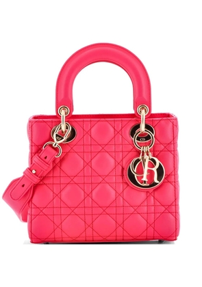 Christian Dior Pre-Owned My ABCDior Lady Dior Bag Cannage Quilt Lambskin crossbody bag - Pink