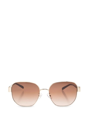 Tory Burch logo geometic sunglasses - Gold