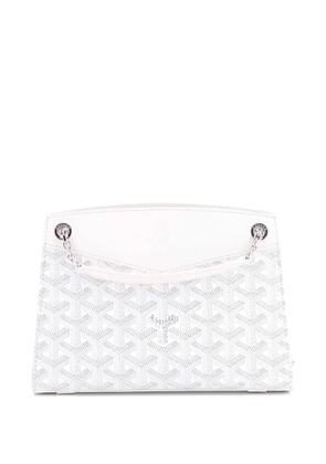 Goyard Pre-Owned Structured Rouette Chain Coated Canvas Mini shoulder bag - White