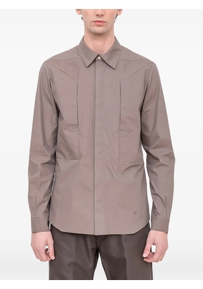 Rick Owens long-sleeve shirt - Grey