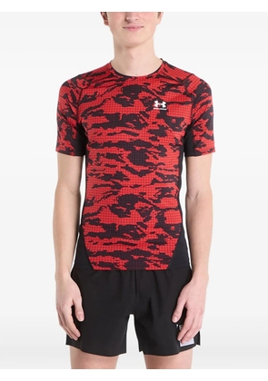 Under Armour HeatGear printed short-sleeve T-shirt - Red
