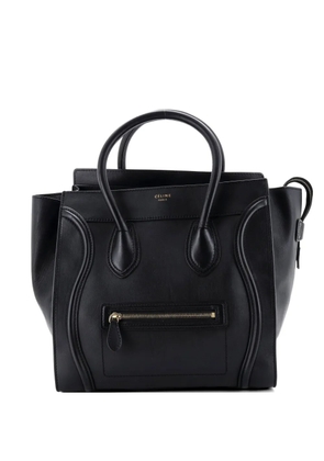 Celine Pre-Owned Luggage Bag Smooth Leather Mini tote bag - Black