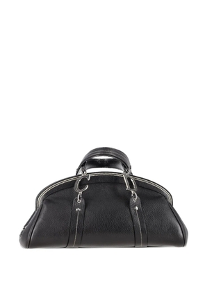 Christian Dior Pre-Owned logo-charm tote bag - Black