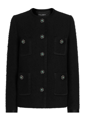 Dolce & Gabbana embellished pocket jacket - Black
