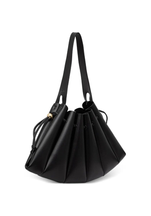 Themoirè Calipso pleated-effect shoulder bag - Black