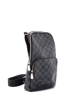 Louis Vuitton Pre-Owned Avenue Sling Bag Damier Graphite crossbody bag - Black