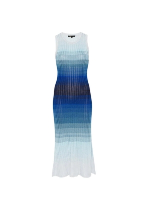 Maje striped midi dress - Blue