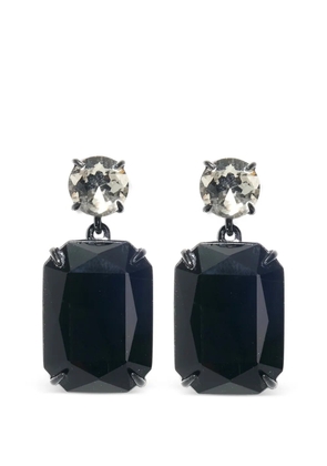 Carolina Herrera crystal Riviere drop earrings - Black
