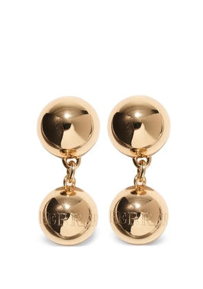 Carolina Herrera gold ball drop earrings