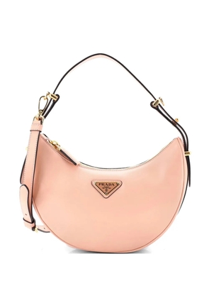 Prada Pre-Owned Arque Half Moon Leather Small hobo bag - Pink