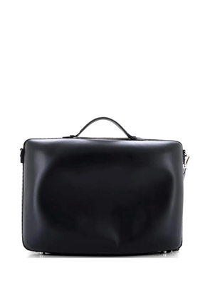 Fendi Pre-Owned FF Zip Around Travel Bag Leather Large business bag - Black