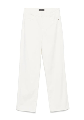 Lorena Antoniazzi logo-patch trousers - White