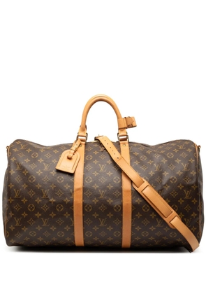 Louis Vuitton Pre-Owned 1996 Monogram Keepall Bandouliere 55 travel bag - Brown