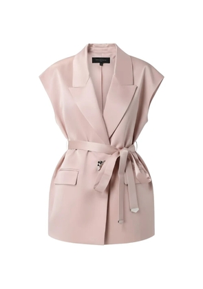 PINKO belted satin gilet