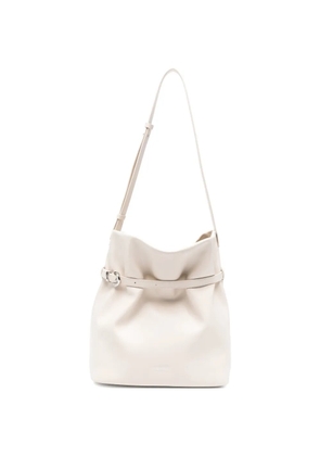 Emporio Armani buckle shoulder bag - White