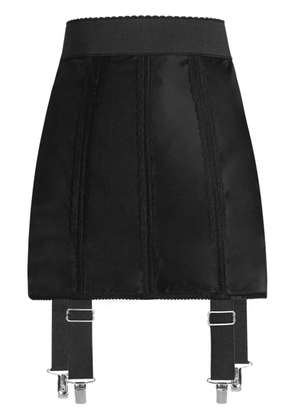 Dolce & Gabbana suspender mini skirt - Black