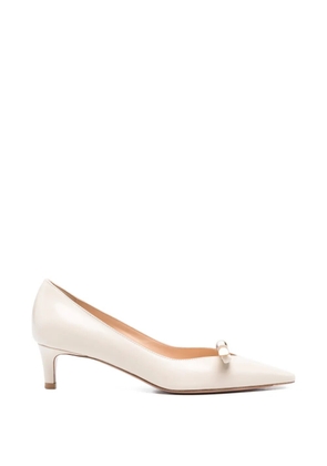 Roberto Festa bow-detail pumps - Neutrals