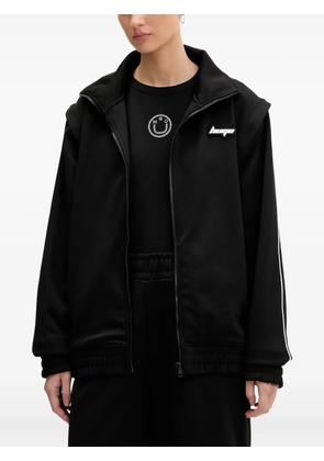 HUGO removable-sleeves zip-up sweatshirt - Black