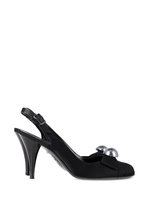 CHANEL Pre-Owned pearl-embellished pumps - Black