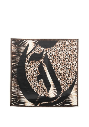 Just Cavalli animal print scarf - Black