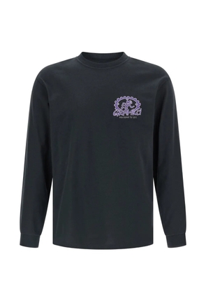 Gramicci logo-print long-sleeve T-shirt - Black