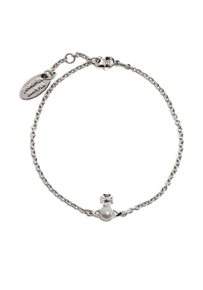 Vivienne Westwood Balbina logo-charm bracelet - Silver