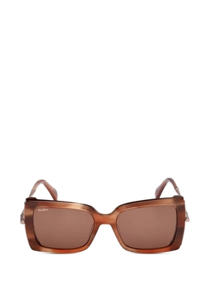 Max Mara rectangle sunglasses - Brown