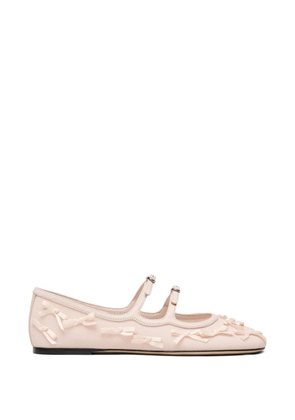 Marc Jacobs The Kiki bow-detail ballet flats - Pink