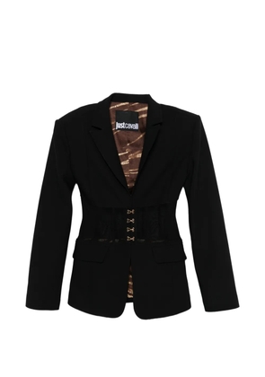 Just Cavalli hook fastening blazer - Black