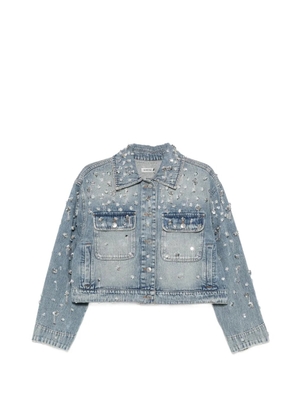 Simkhai Hollywood embellished chest-pocket jacket - Blue
