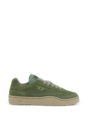 Diesel logo suede sneakers - Green