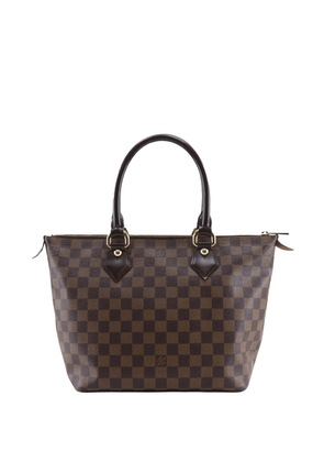 Louis Vuitton Pre-Owned 2010 Damier Ebene Saleya PM handbag - Brown
