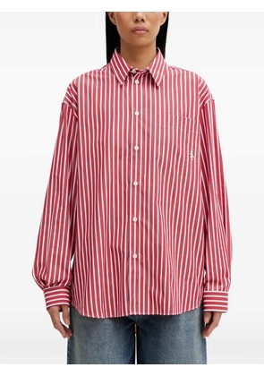 Sporty & Rich striped pocket shirt - Red