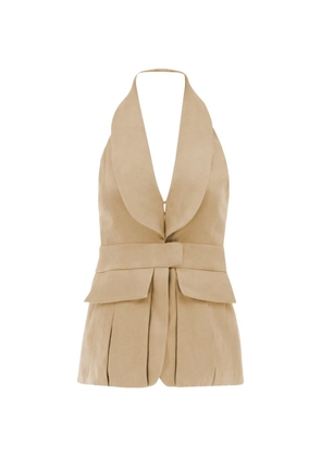 Alexis Micoli sleeveless vest - Neutrals
