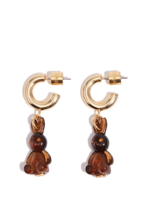 Bimba y Lola rabbit hoop earrings - Gold