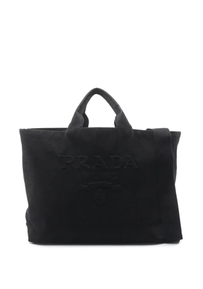 Prada Pre-Owned 2010-2026 Canvas Drill tote bag - Black